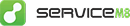 we work with servicem8 logo